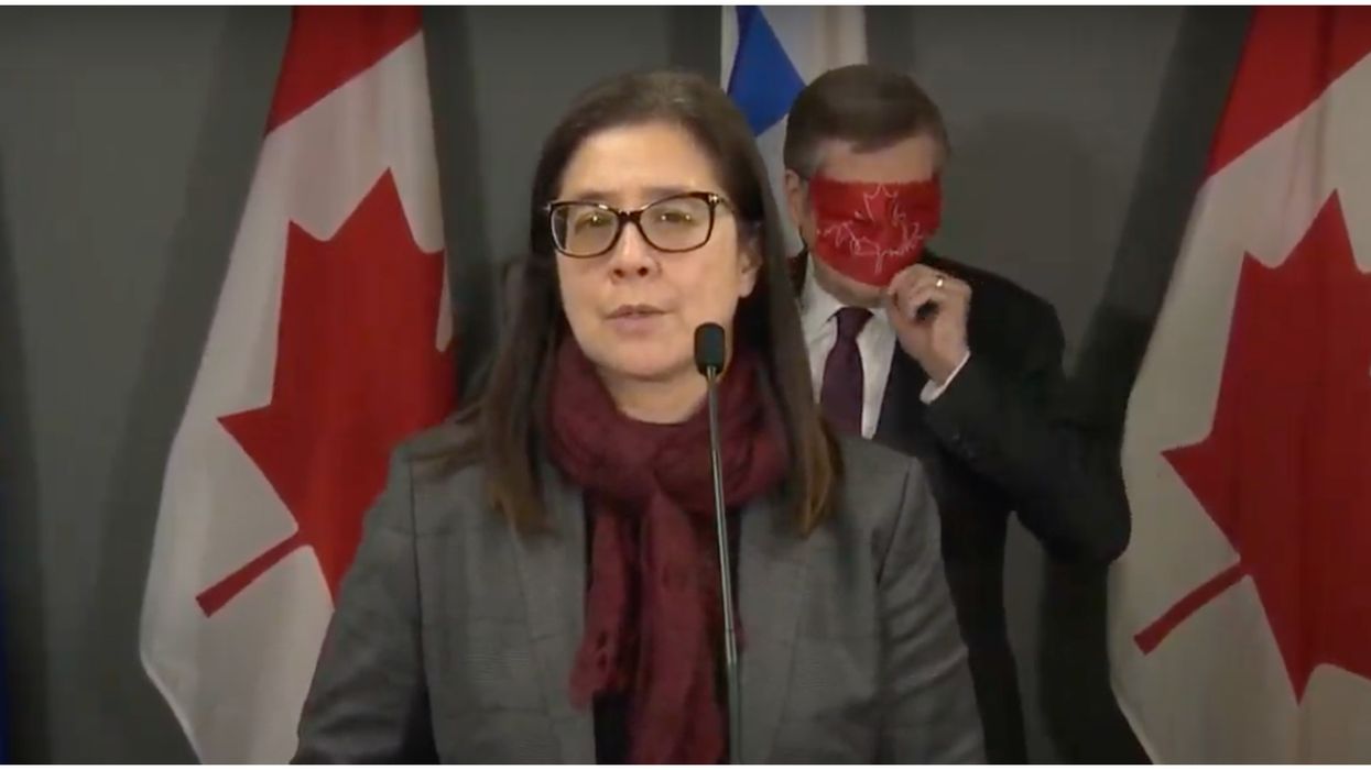 John Tory Forgot How To Face Mask On Live TV & He Did It Twice In 30 Minutes (VIDEO)