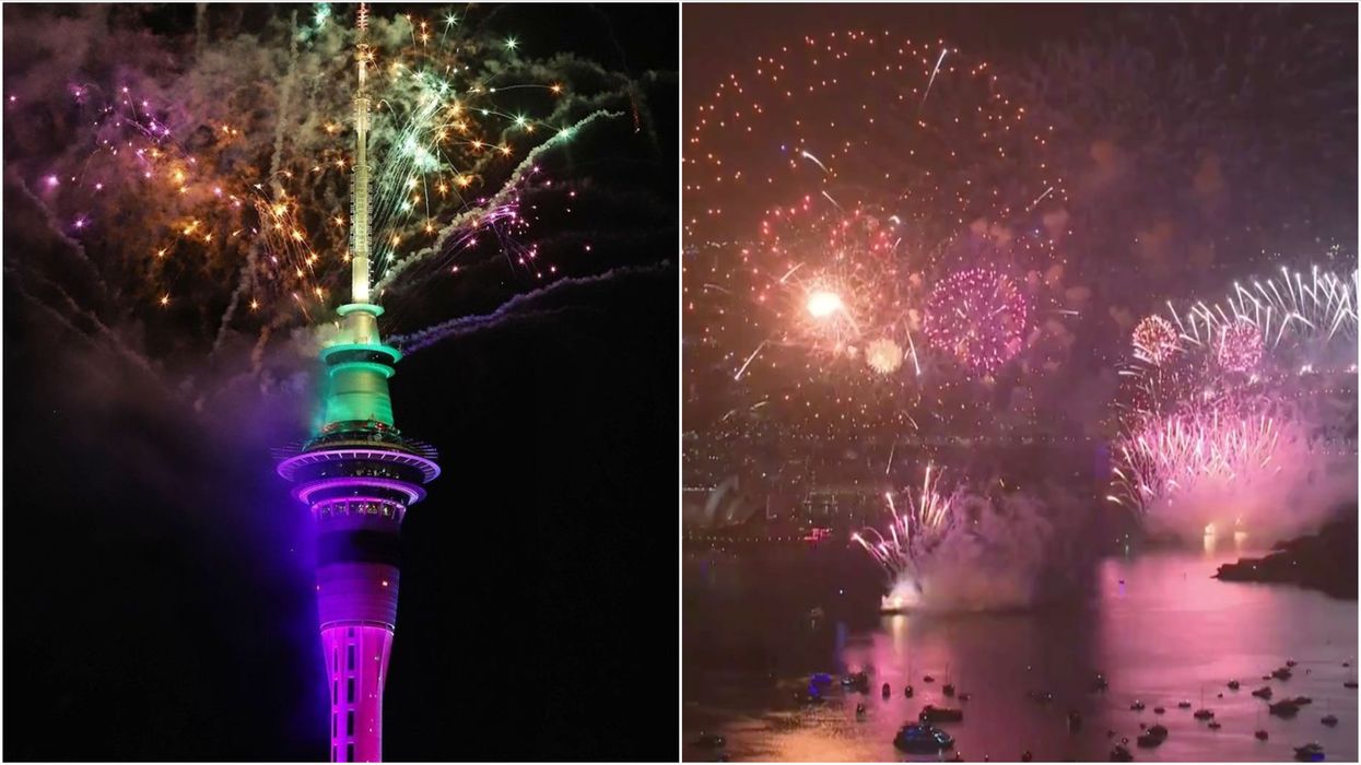 It's Already 2021 In New Zealand & Australia With Huge Crowds To Celebrate (VIDEOS)