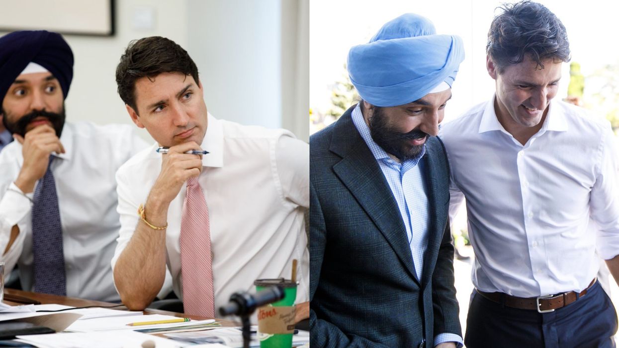 Justin Trudeau & Navdeep Bains Are Reliving Their Bromance As The Minister Steps Down
