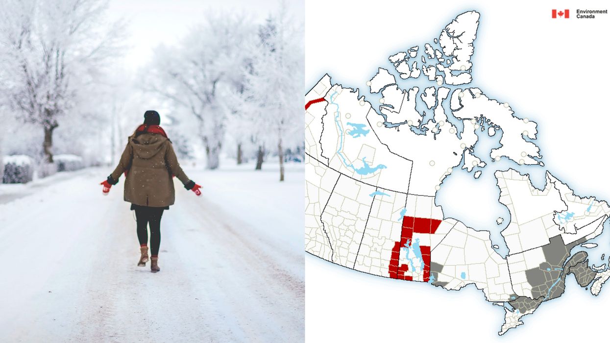 Environment Canada Has Issued Wintry Weather Warnings In 7 Provinces & Territories