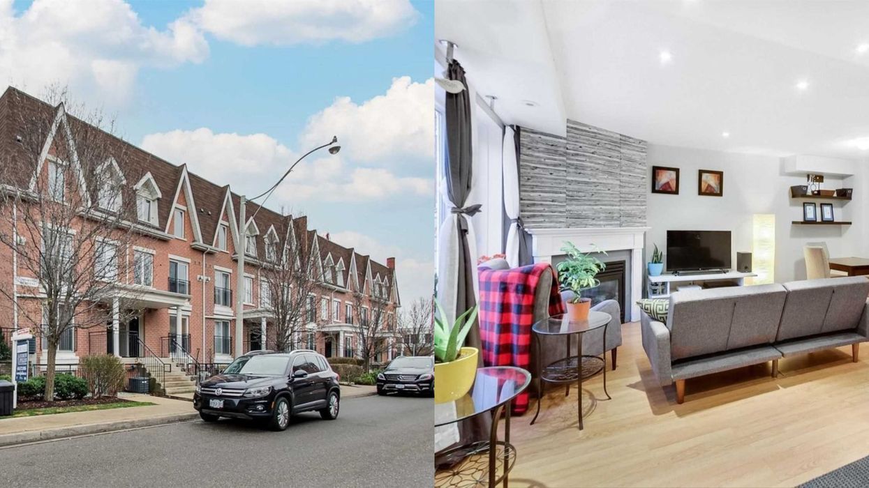 This 2-Bedroom Townhouse In Toronto's Liberty Village Is Less Than $600K (PHOTOS)
