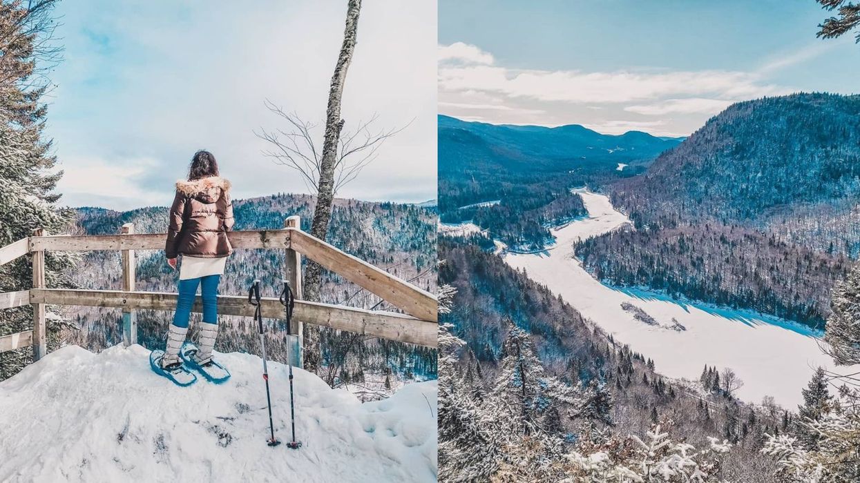 Ce parc au milieu des montagnes à 30 min de Québec offre une vue complètement WOW
