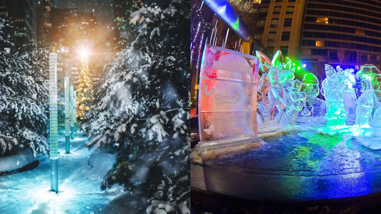 A Glimmering Ice Sculpture Trail Is Opening In Toronto & It Will Take You Around The World