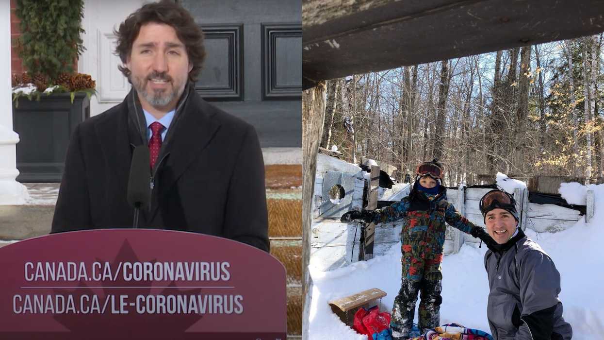 Justin Trudeau Just Dropped Some Dad Jokes About The Weather & Got Super Sarcastic