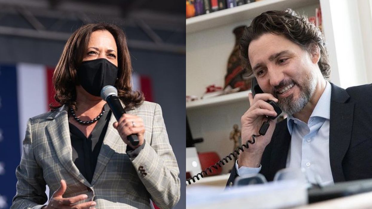 Justin Trudeau & Kamala Harris Had A Phone Call Today & Chatted About Montreal