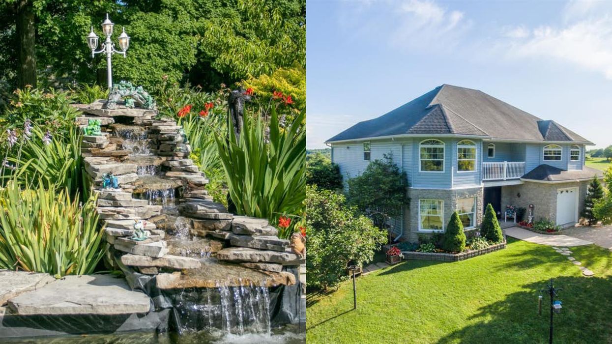 This Huge Ontario Home Is Selling For Under $700K & It Comes With Its Own River