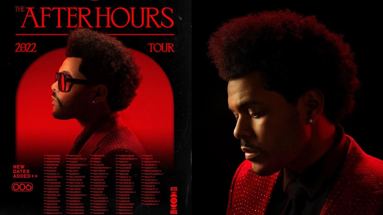 The Weeknd Announces After Hours World Tour & He's Making Many Stops In Canadian Cities