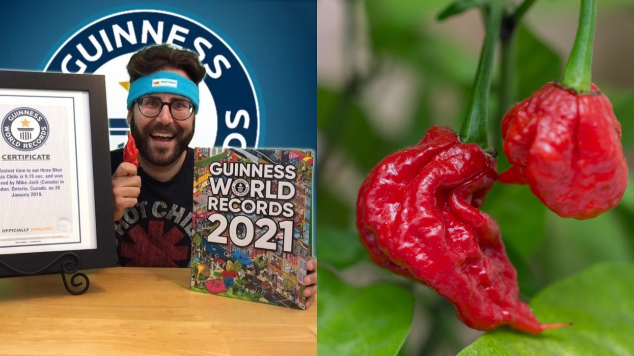 An Ontario Man Just Broke His 4th Chili-Eating World Record & It Will Make You Sweat