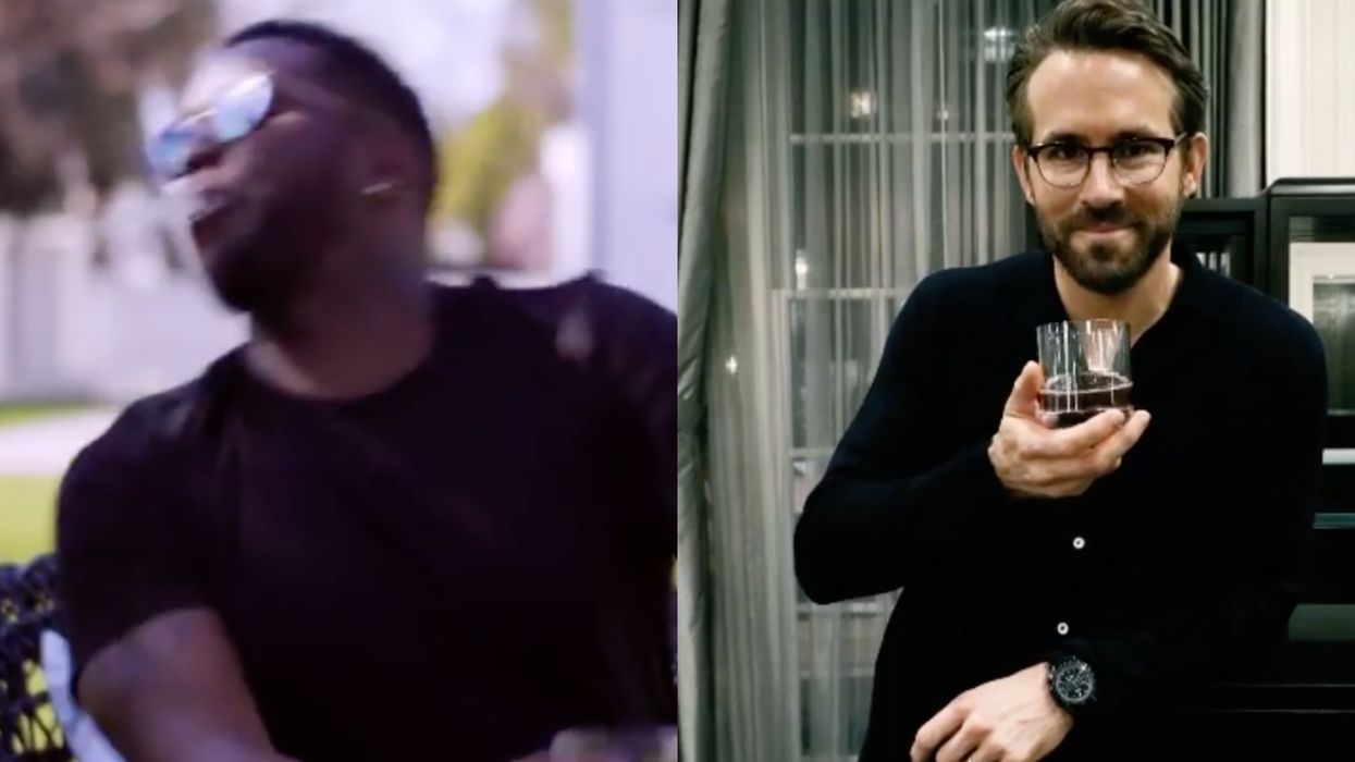 Ryan Reynolds Made Awful Drinks For David Beckham & P. Diddy To Promote His Booze (VIDEO)