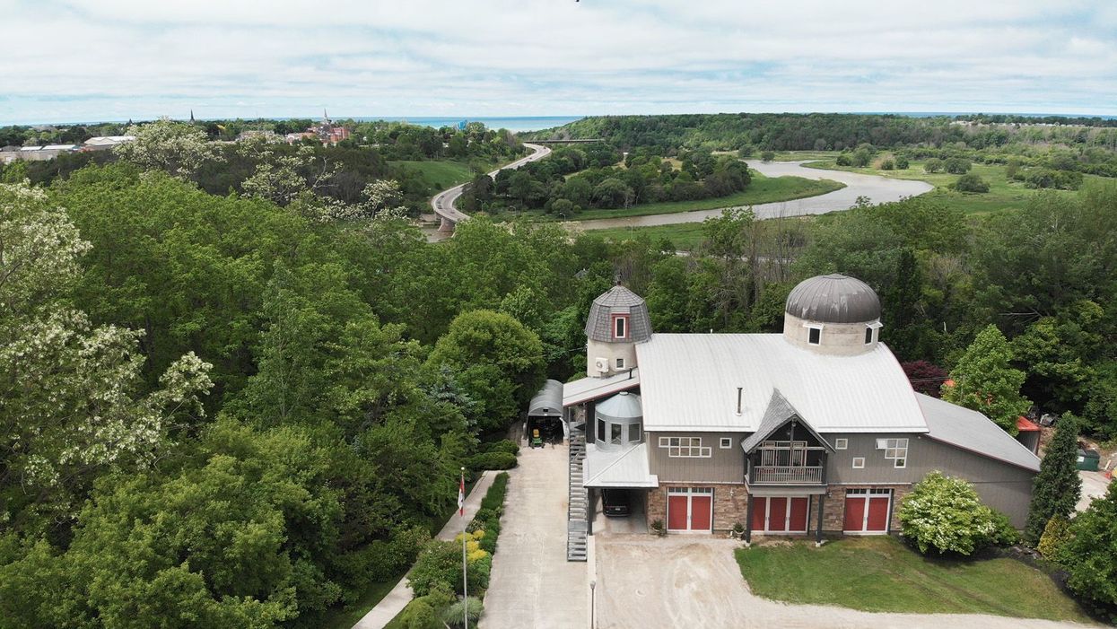 Ontario Mansion For Sale Is Made Out Of Silos & Overlooks 'Canada's Prettiest Town'