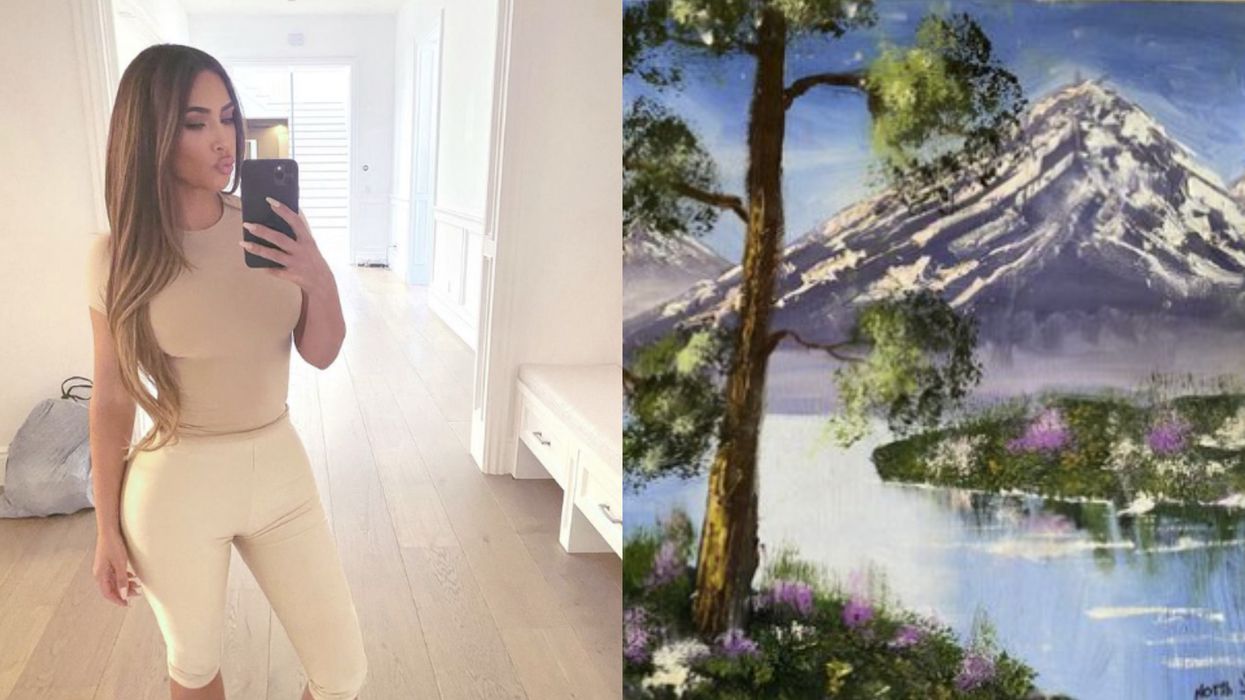 Kim Kardashian Is Clapping Back At Haters Calling North's Painting Fake