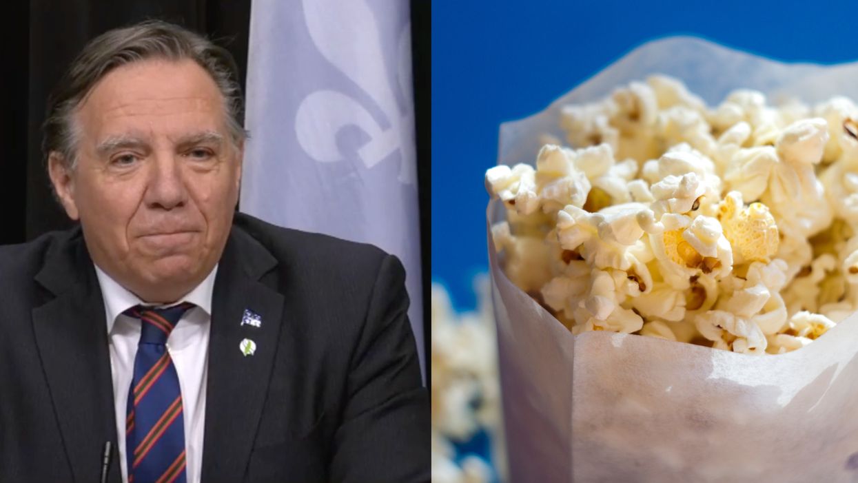 Le #Popcorngate devient viral et maintenant les Québécois « cravent » du popcorn