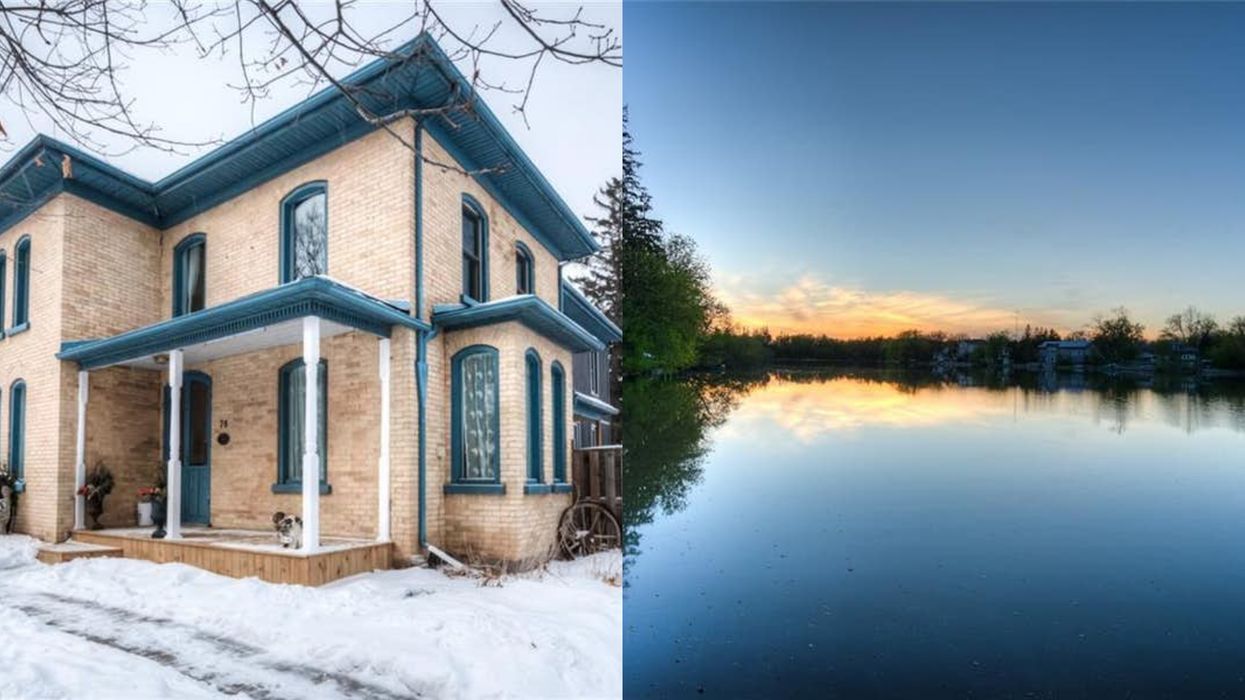 This Victorian Home Near Toronto Gazes Over A Heavenly Lake & Costs Less Than $750K