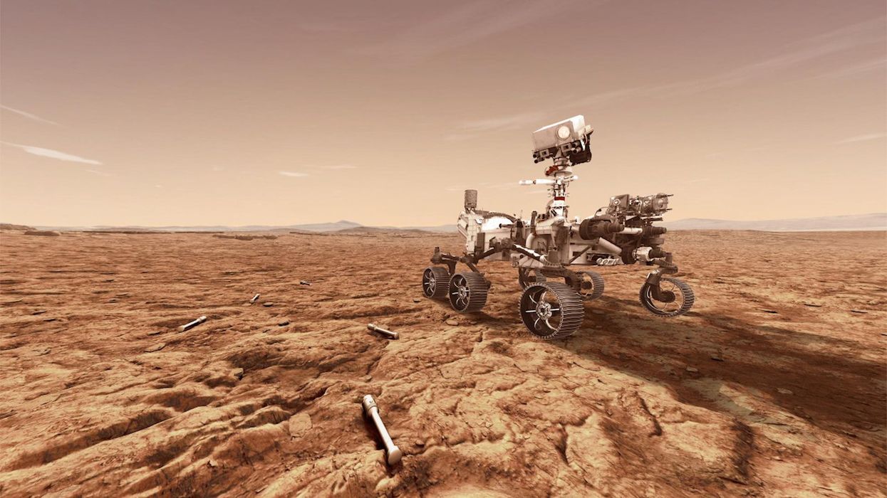 NASA Just Landed Its New Mars Rover & It Already Sent Back Its First Pic