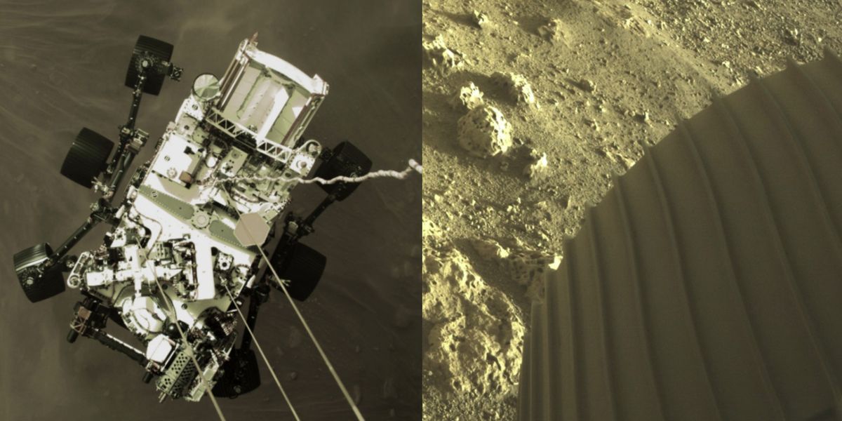 NASA's New Rover Just Shared Its First Color Image Of Mars & It's Jaw ...