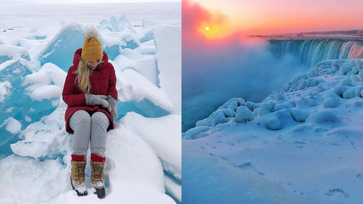 Ontario Just Got Buried In A Blanket Of Snow & Ice But The Views Are Spectacular (VIDEOS)