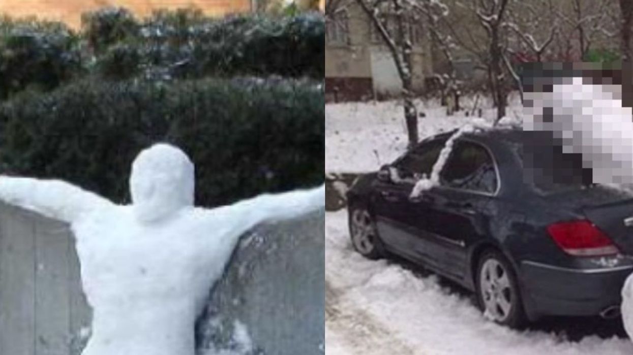 Winnipeg Satire Page Is Begging Locals To Stop Making 'Sexually Suggestive' Snow People