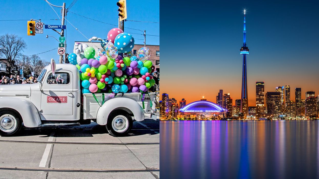 Toronto's Drive-Thru Easter Trail Lets You Bask In Spring Cheer Beneath The Stars