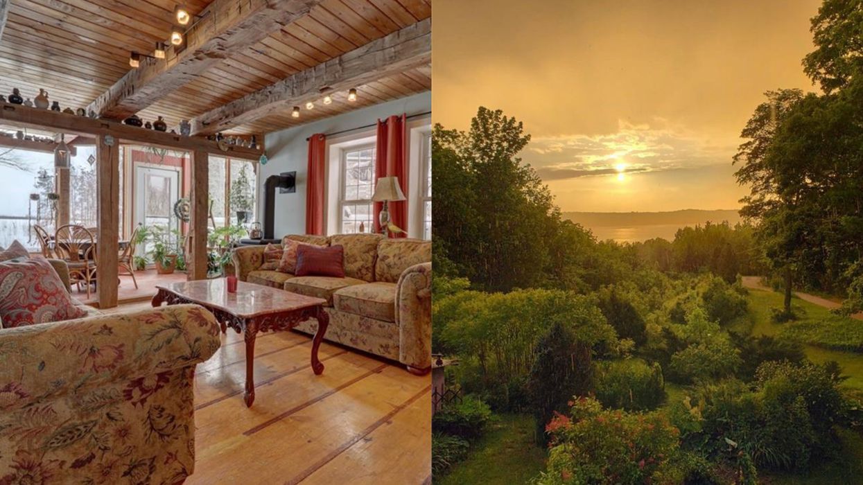 This Massive Ontario Home Has A Garden Oasis Overlooking The Water (PHOTOS)