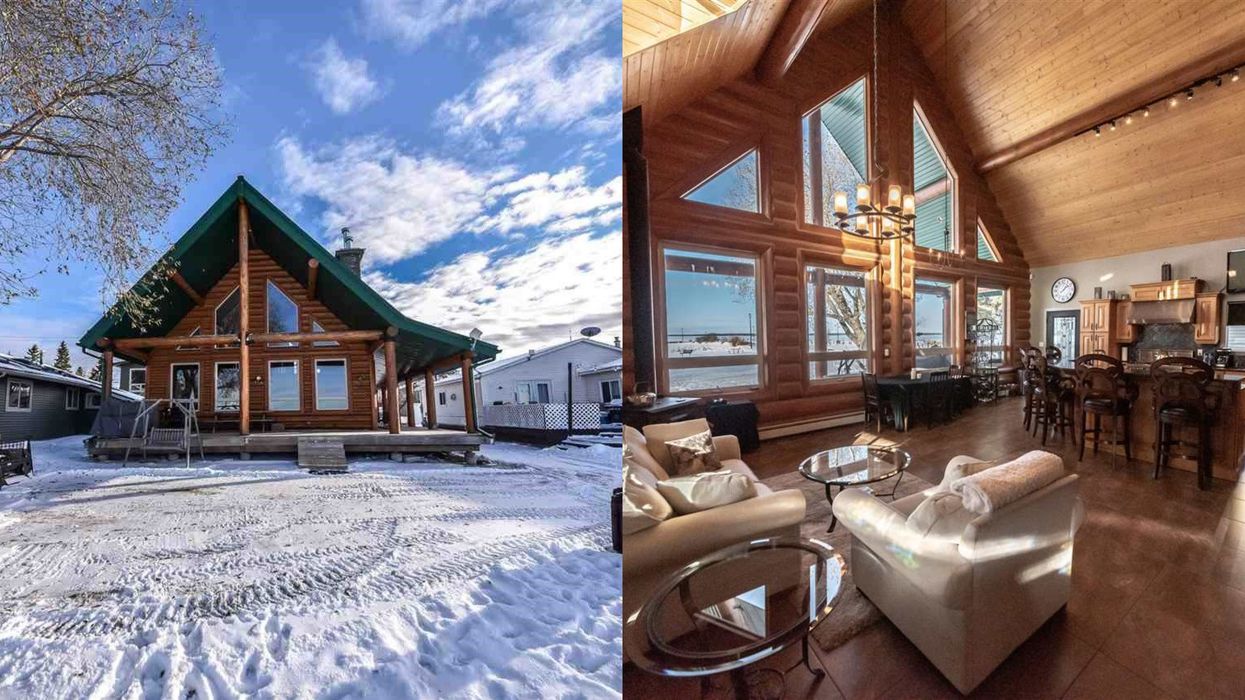 This Gorgeous Lakeside Log Home In Alberta Is Up For Grabs For Just $600K