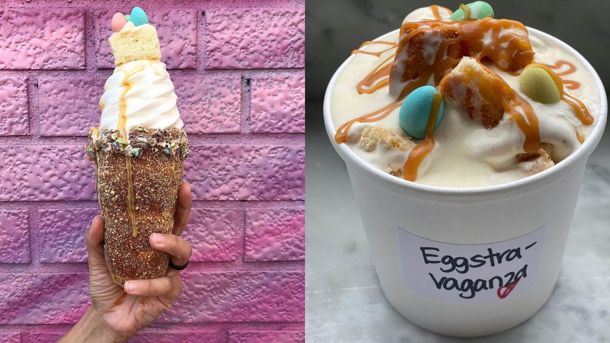Mini Egg-Stuffed Ice Cream Has Just Arrived In Toronto & It's Pure Bliss (VIDEO)