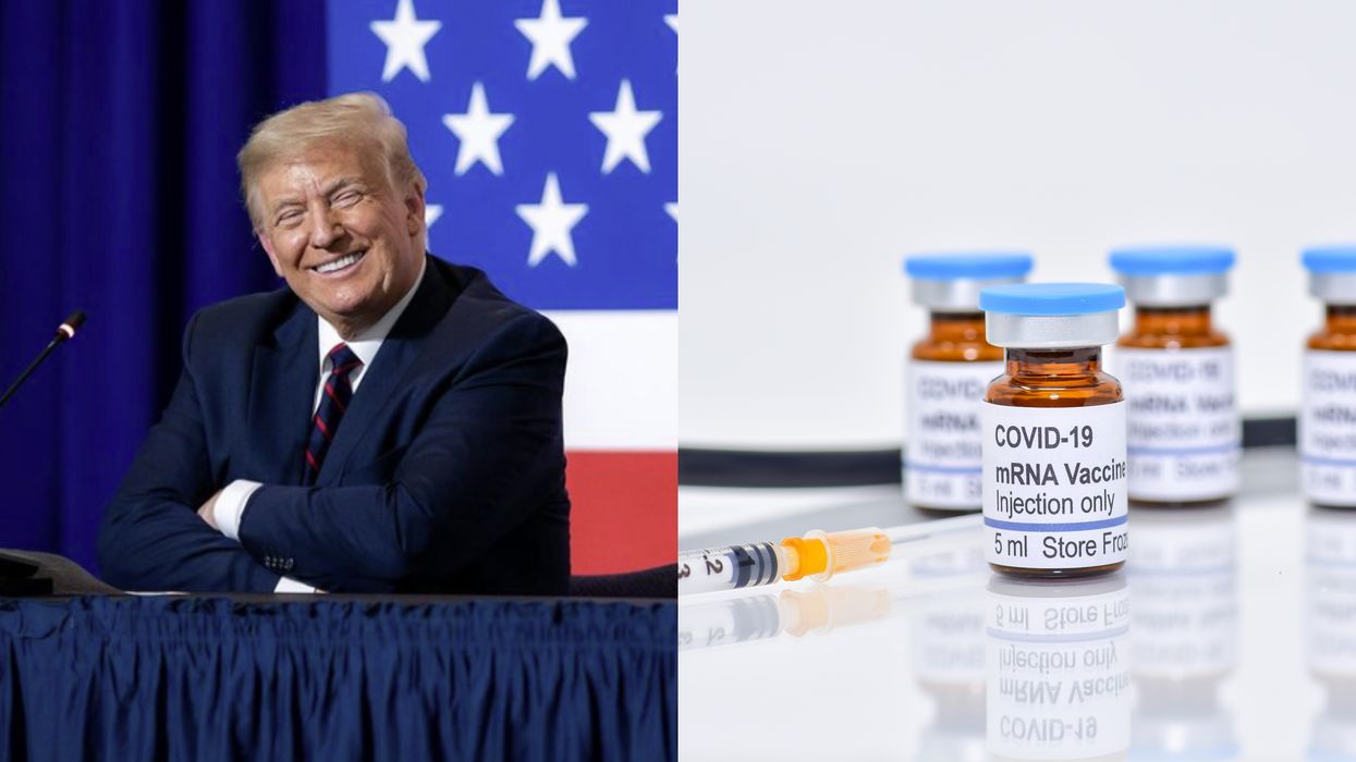 Former President Donald Trump Urges Americans To Get A COVID-19 Vaccine