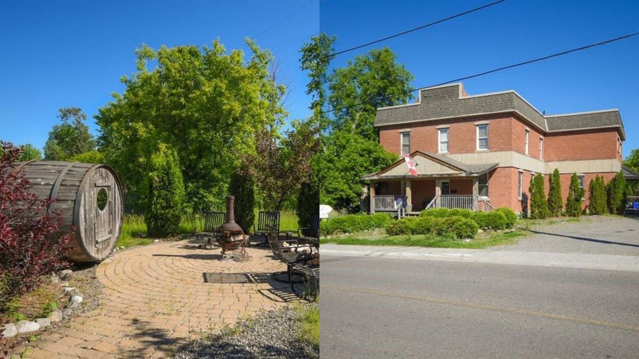 This $600K Home In Ontario Sleeps 16 People & Comes With A Dreamy Barrel Sauna