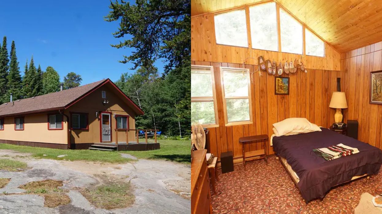 This Rustic Cabin For Sale In Ontario Used To Be A School & Costs Under $200K