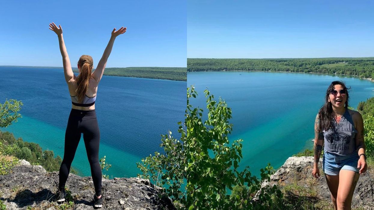This Ontario Trail Will Take You Past A Sea Of Flowers To The Edge Of A Turquoise Bay