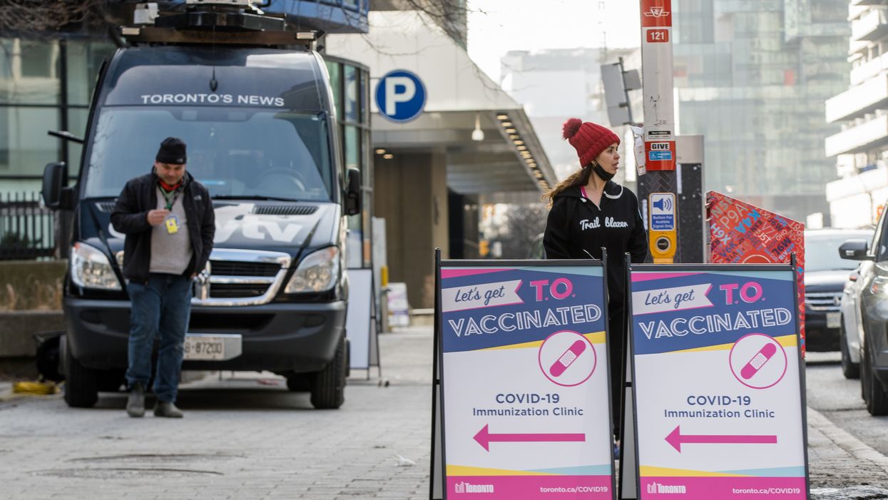 Pop-up Vaccine Clinics For 18+ Are Trying To Keep Their Location On The DL In Toronto