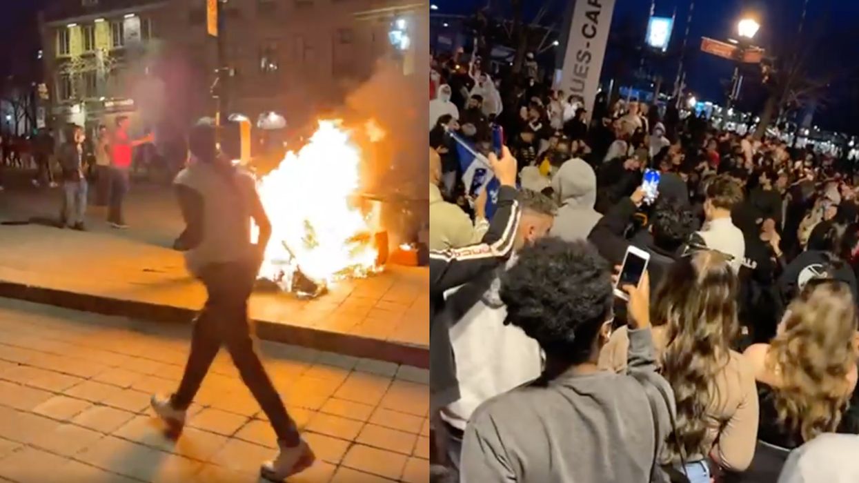 Old Montreal Looked Apocalyptic During Last Night's Anti-Curfew Riot (VIDEOS)