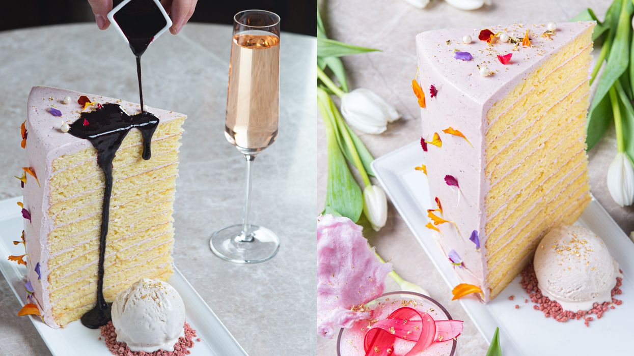 You Can Bite Into 14 Layers Of Buttercream Goodness With Toronto’s Towering New Cake