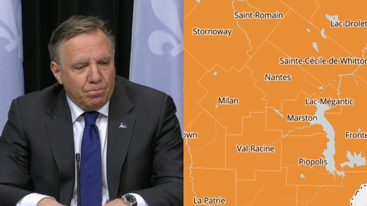 Une partie de cette région du Québec passe au « rouge foncé » avec des mesures d'urgence