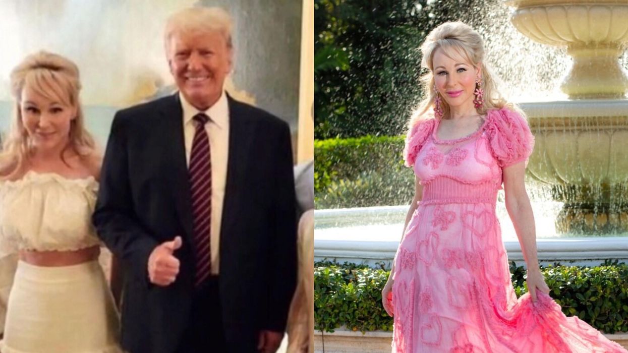 Toronto Socialite Addresses Trump Mar-a-Lago Pic By Saying She Doesn't Know Him