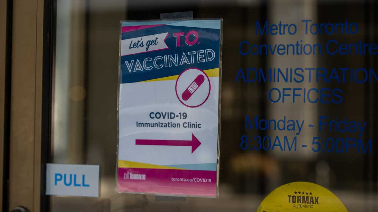 Toronto's City-Run Vaccine Clinics Are Basically Fully Booked Up From Now Until June