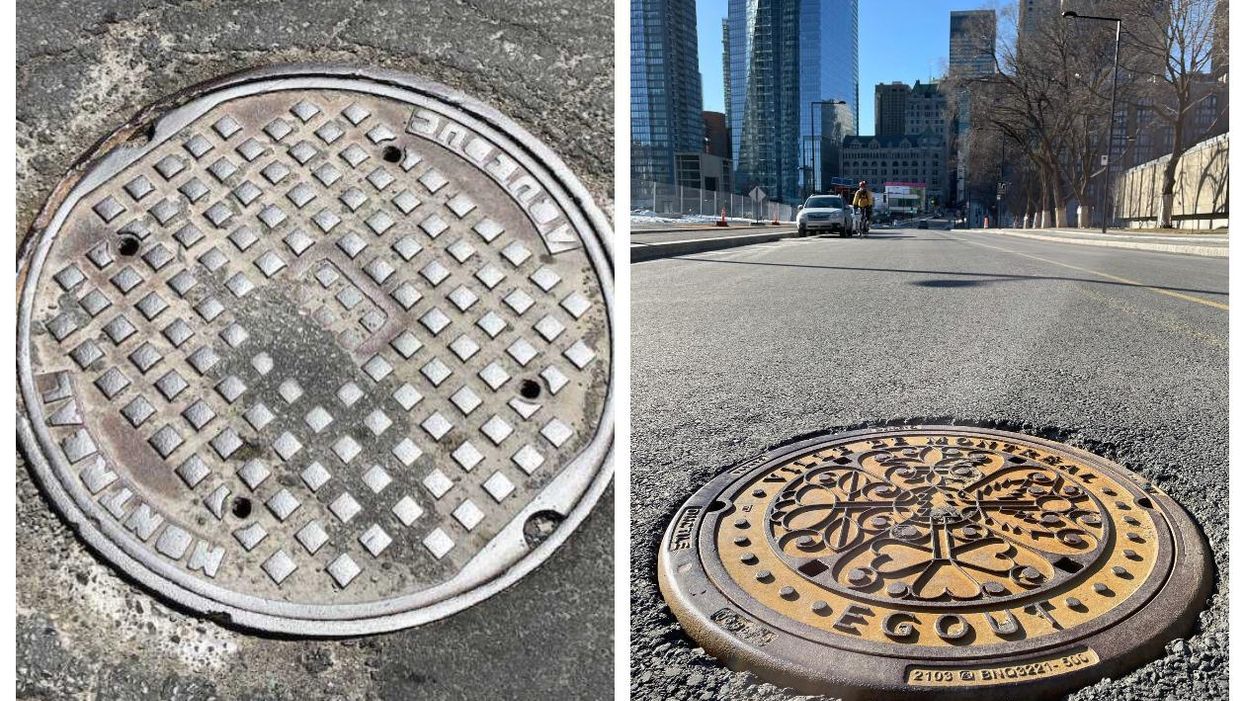 Les plaques d'égout ont une nouvelle allure à Montréal et ça vaut le coup d'œil