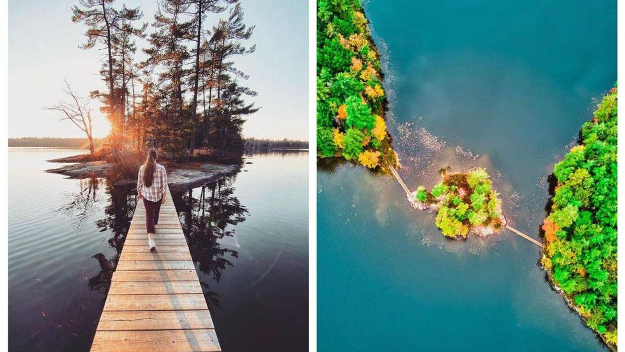 You Can Wander Across A Lake To A Secret Island At This Stunning Ontario Trail