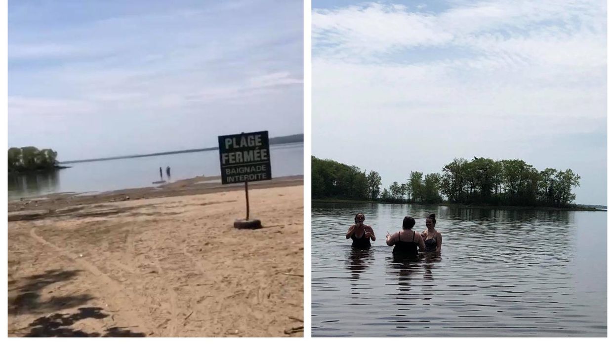 Des centaines de personnes à la plage du Cap-Saint-Jacques malgré l'interdiction de baignade