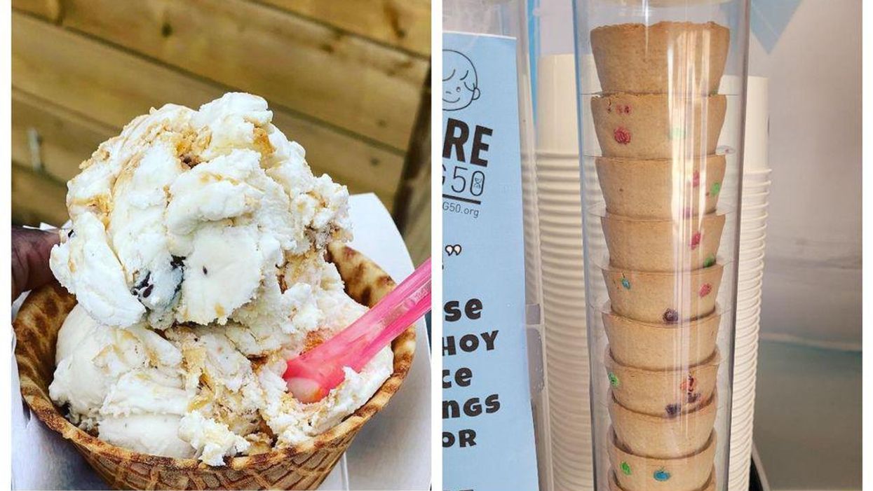 You Can Get Drool-Worthy Cookie Cones At Toronto's New Ice Cream & Gelato Shop (PHOTOS)