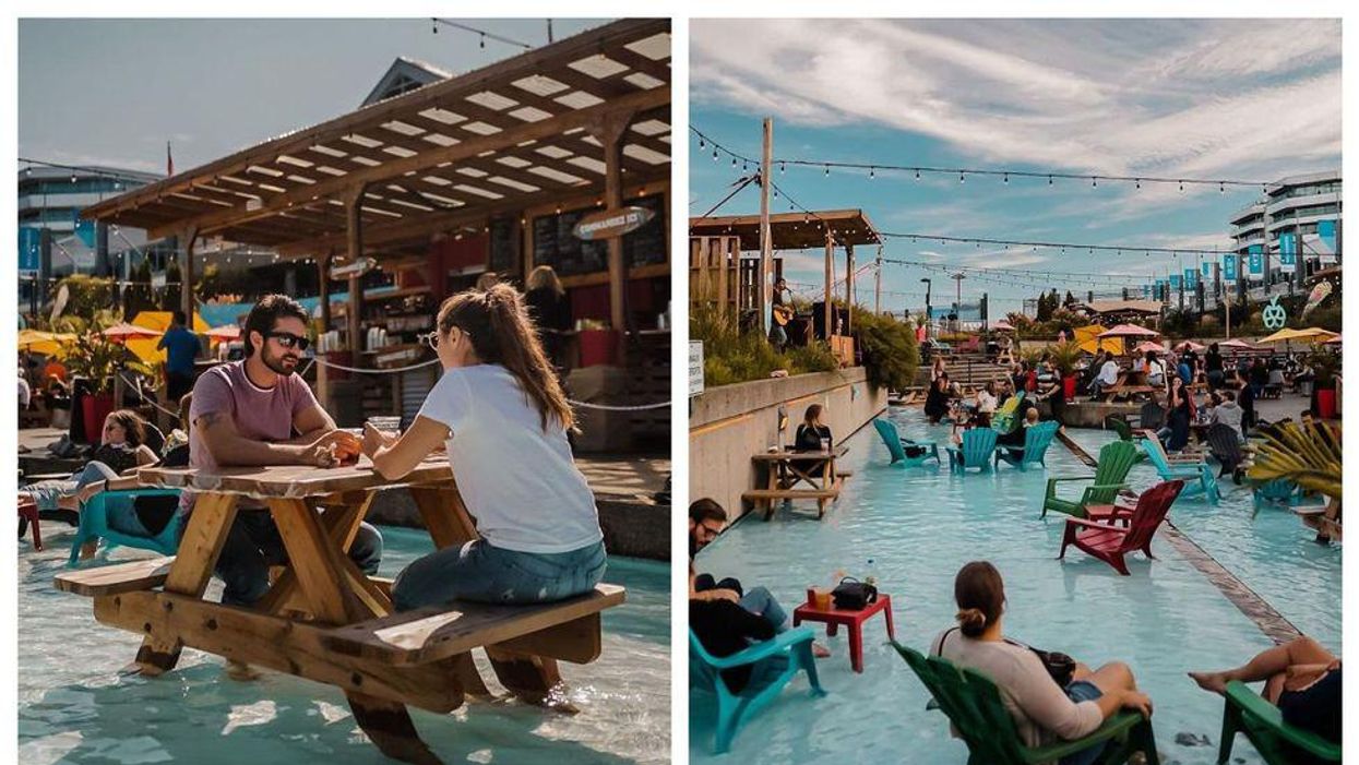 Cette terrasse dans une piscine est l'incontournable où prendre un verre à Québec