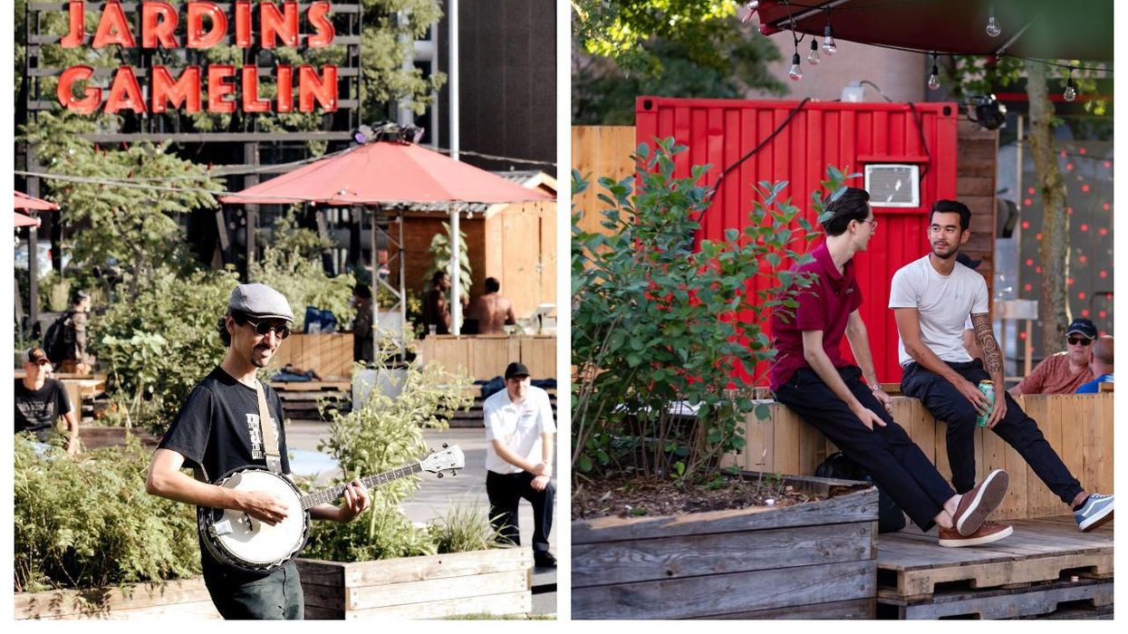 Les Jardins Gamelin rouvrent ce week-end à Montréal et c'est idéal pour ta prochaine date