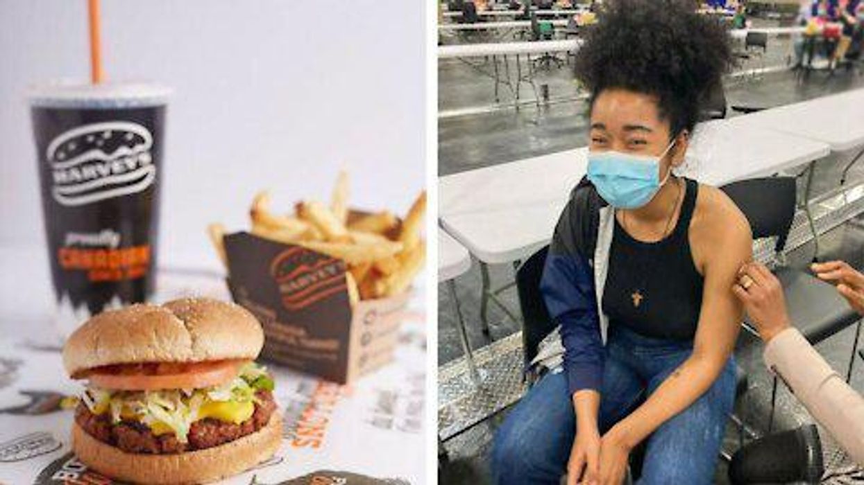 Harvey's Is Giving Away Free Burgers To Canadians Who Get A COVID-19 Vaccine
