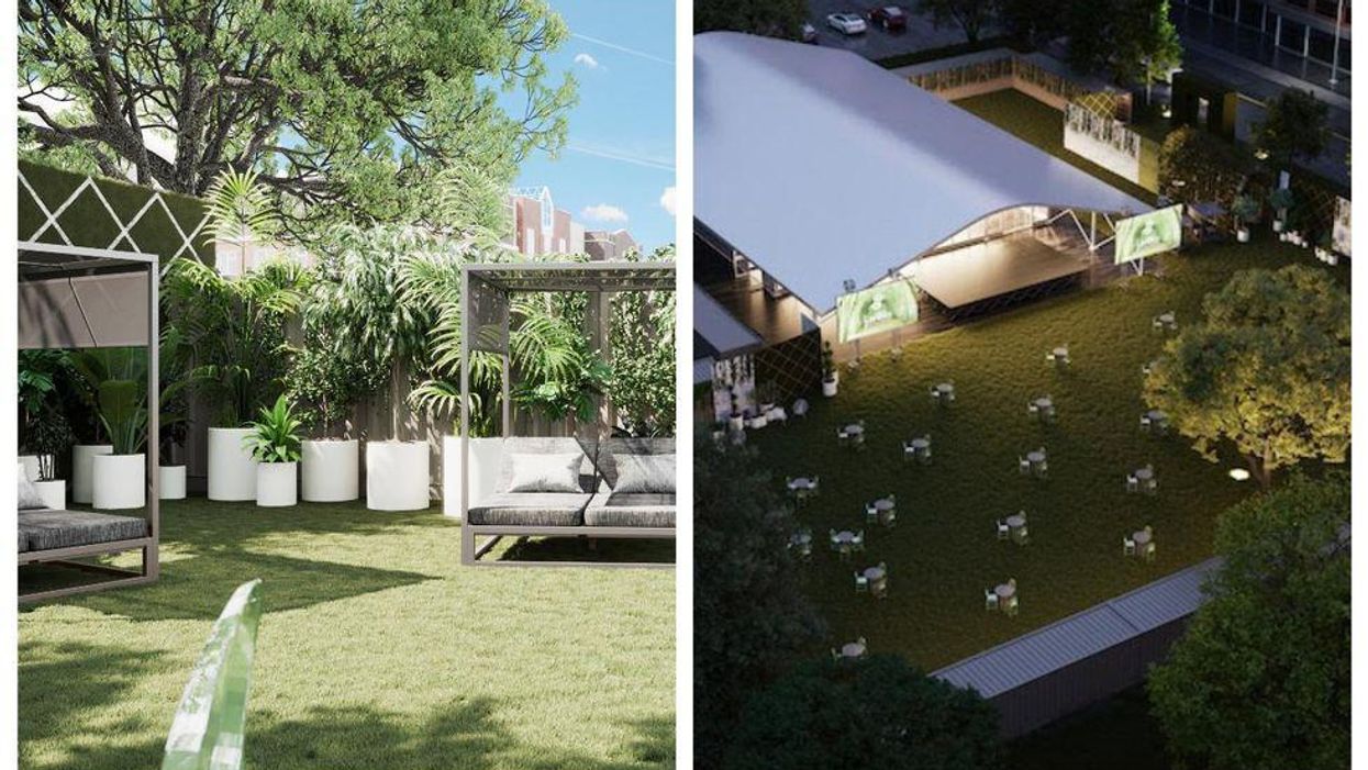 Ce méga jardin-terrasse qui se transforme en ciné-parc le soir débarque à Montréal cet été