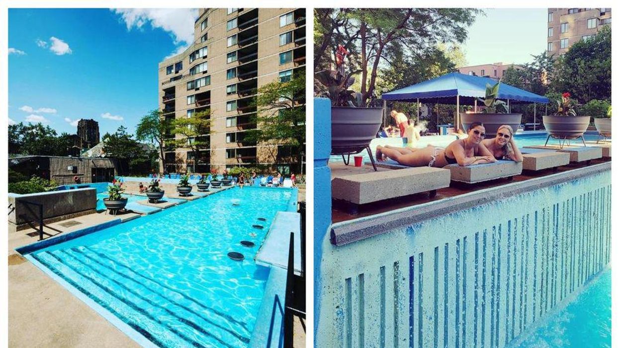 Cette piscine sur un toit à Montréal ressemble à une oasis et ça rouvre très bientôt