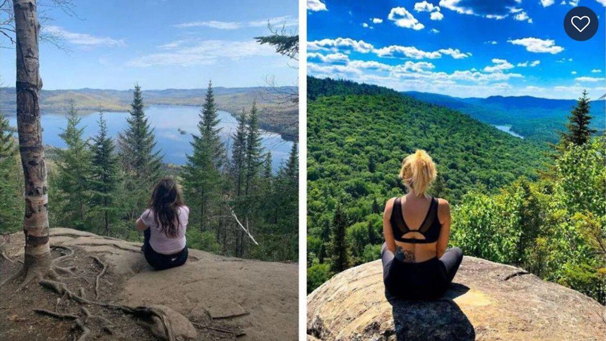 Ce mont à 1 h 40 de Montréal offre une vue qui donne l’impression d’être minuscule