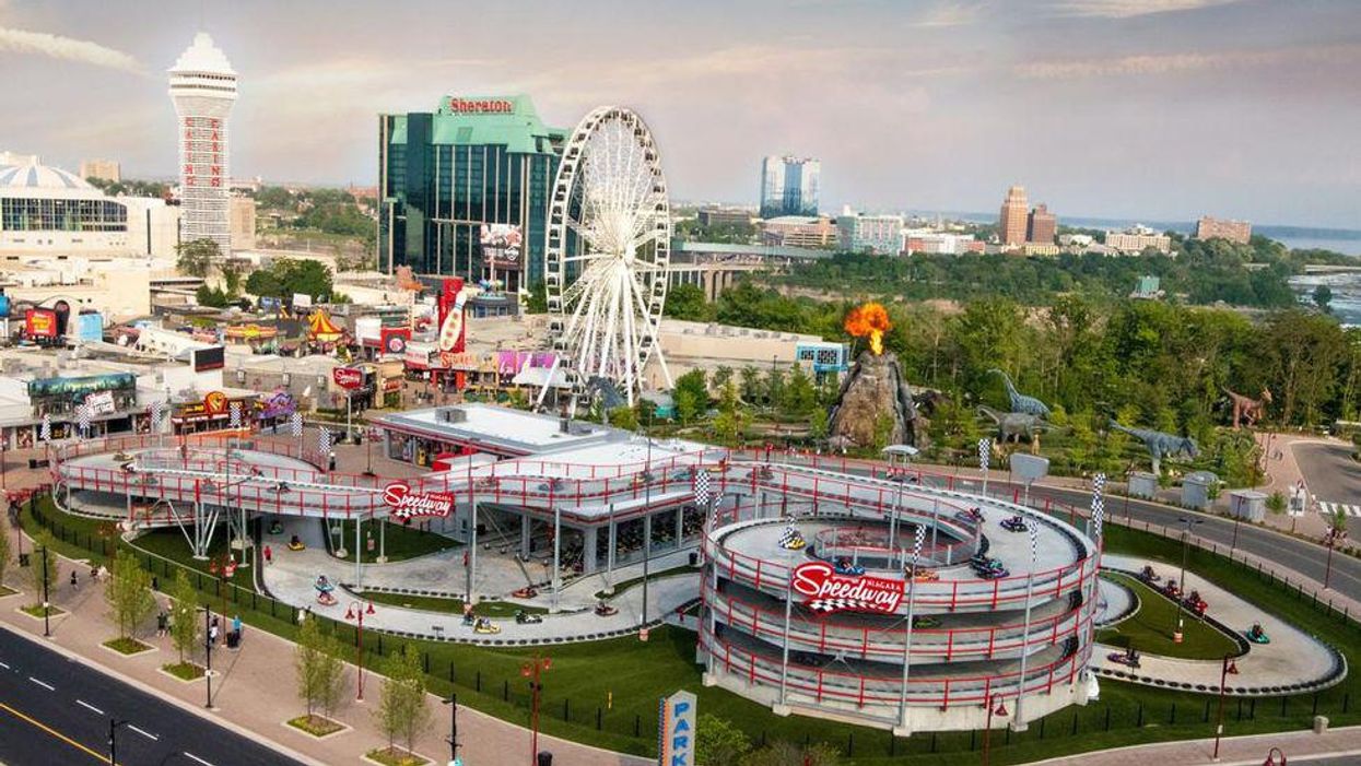 Niagara's Multi-Level Racetrack Is Reopening & You Can Speed Around Like You're Mario