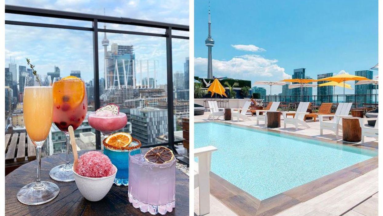 This Towering Poolside Patio Is Reopening In Toronto With Boozy Bubble Tea & More