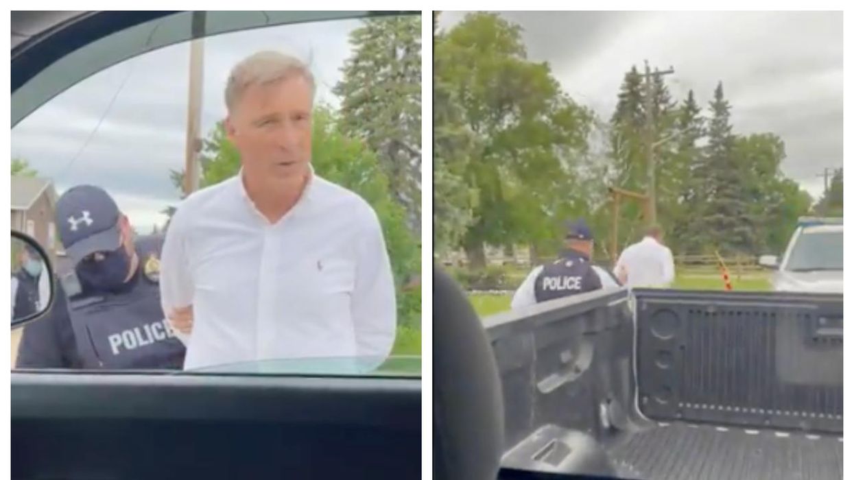 Maxime Bernier Has Been Arrested At A Freedom Rally In Manitoba (VIDEO)