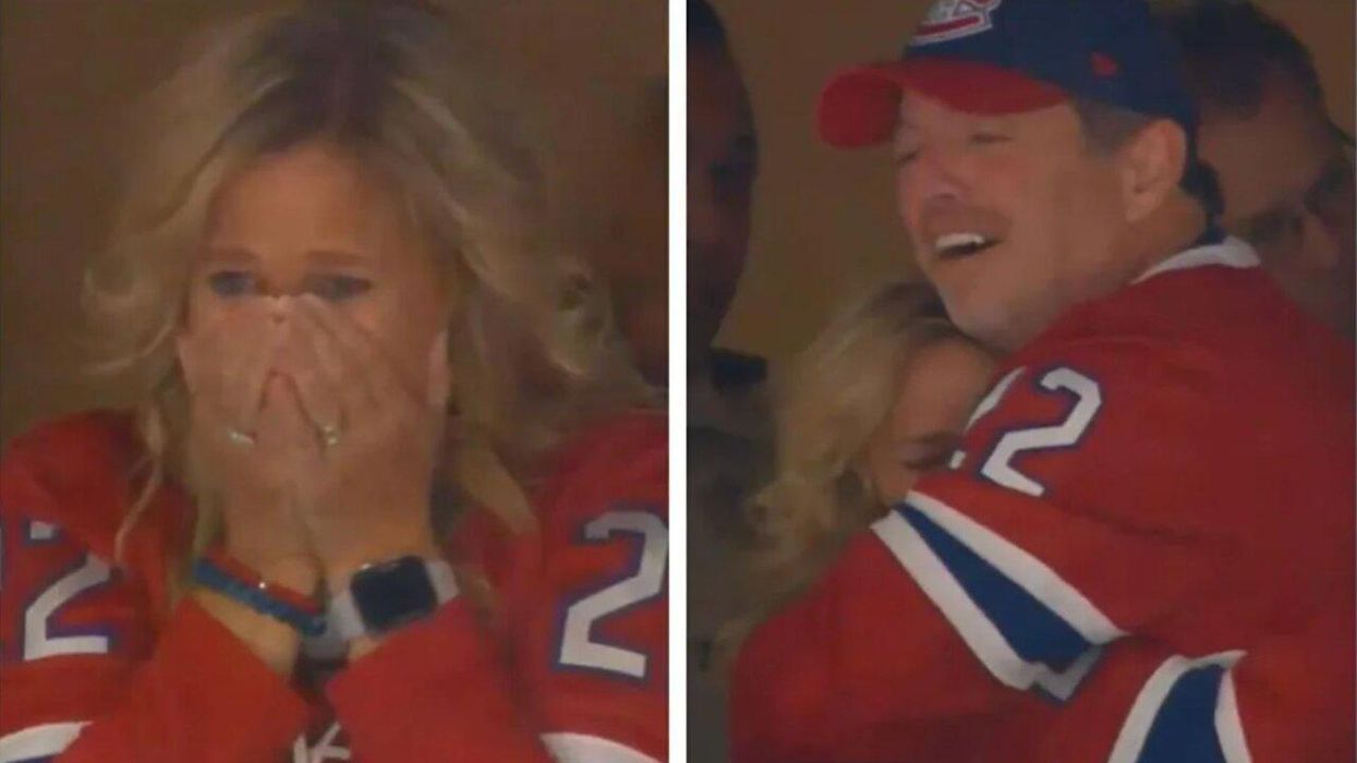 Les parents de Cole Caufield en larmes après son but de lundi et c'est trop mignon (VIDÉO)