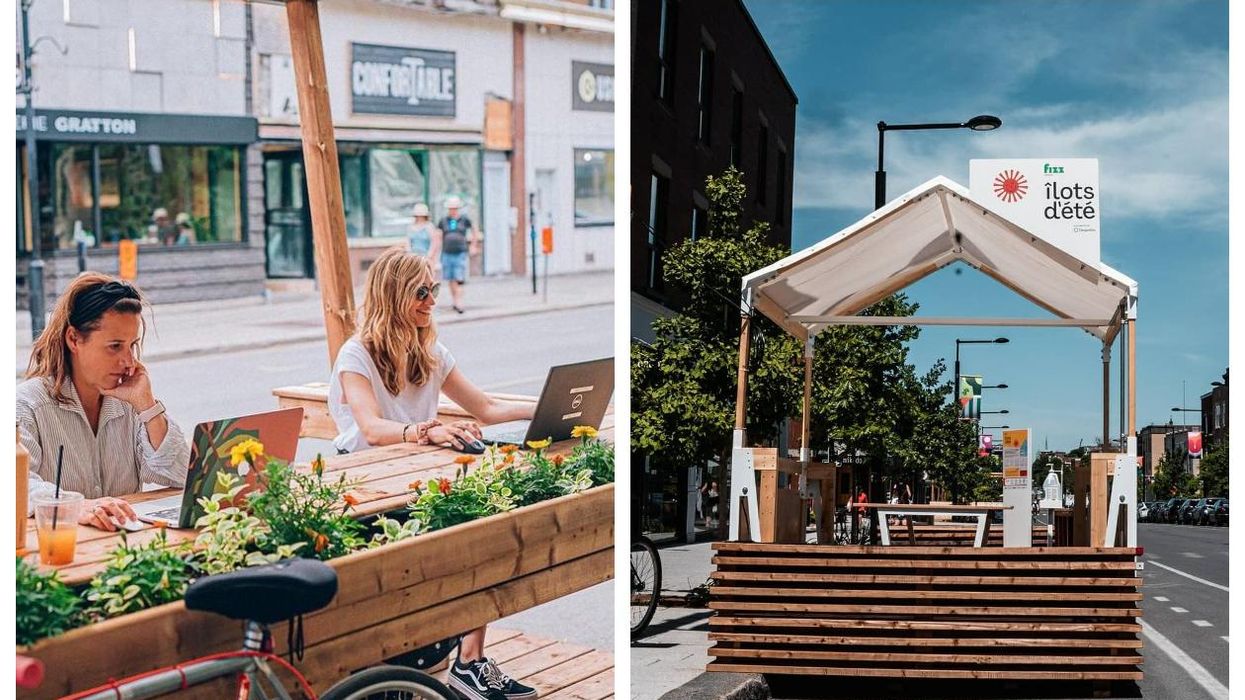 Tu vas pouvoir travailler en mode terrasse dans ces cabanes avec Wi-Fi à Montréal cet été